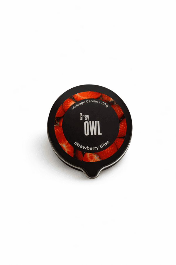Grey OWL – Masážní Svíčka Jahodová Blaženost 30 g