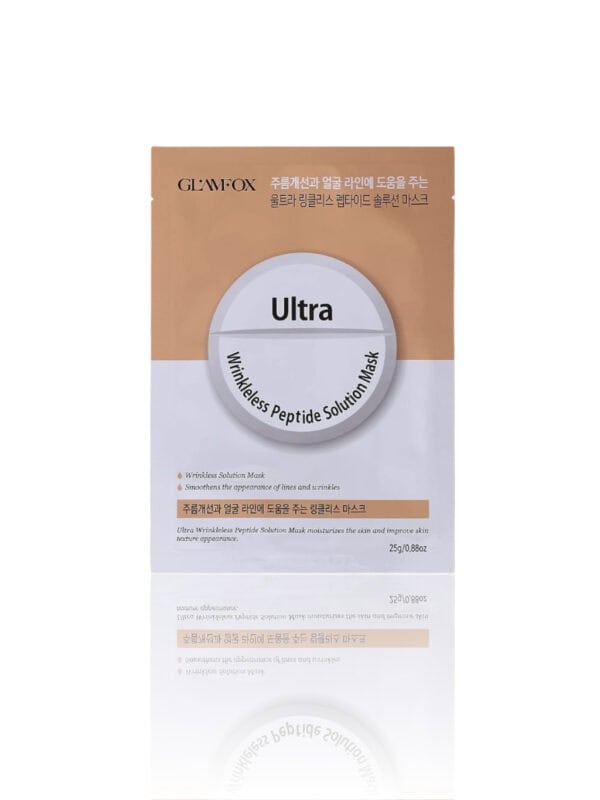 GLAMFOX – Botoxová peptidová plátýnková maska – Ultra Wrinkleless Peptide Solution Mask 1 ks