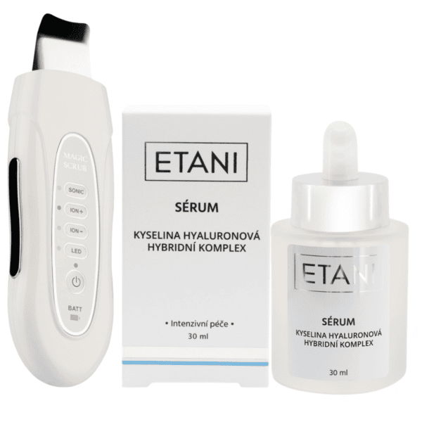 ETANI Kyselina hyaluronová hybridní komplex + Ultrazvuková špachtle Magic