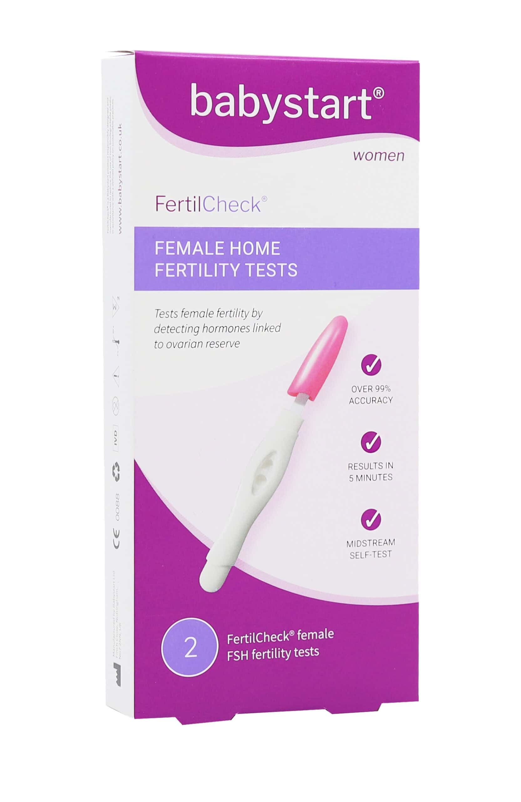 Babystart FertilCheck test ženské plodnosti 2 ks