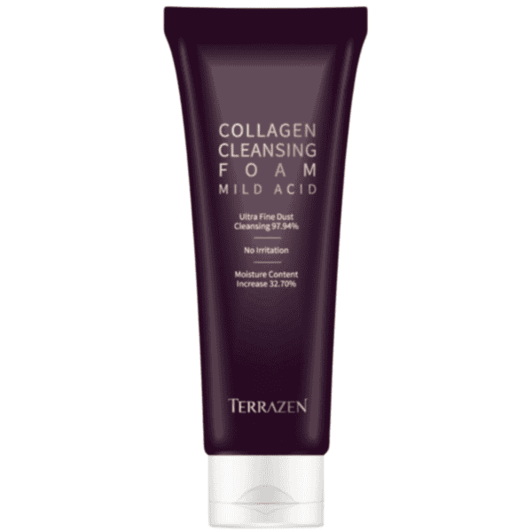 TERRAZEN – Čisticí pěna s kolagenem – Collagen Cleansing Foam Mild Acid 140 ml