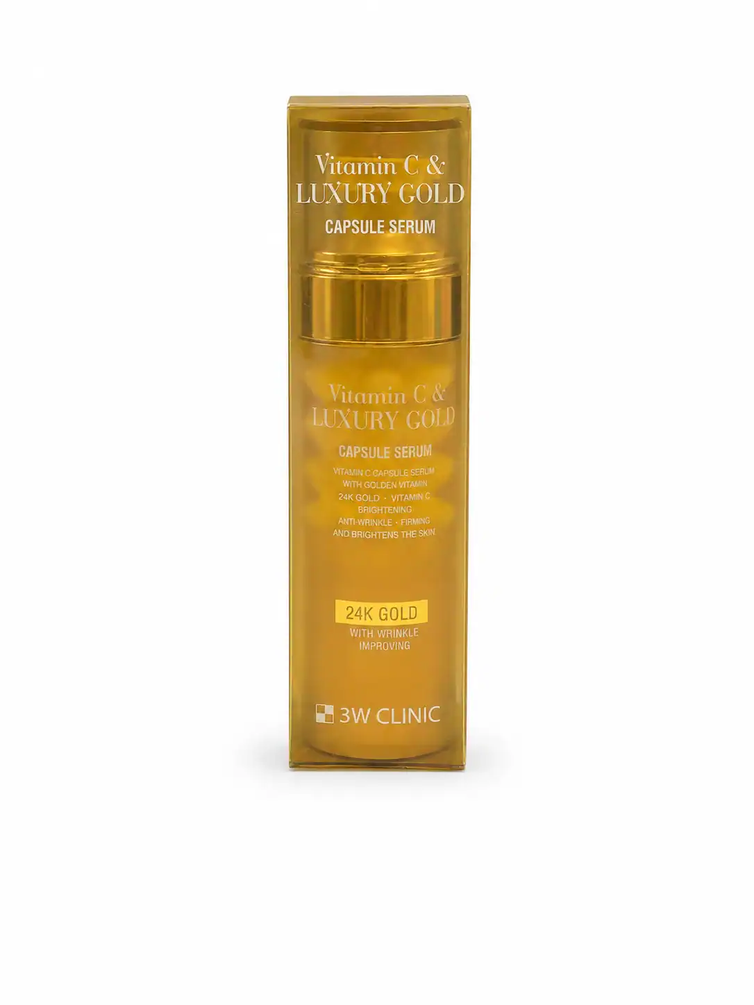 3W CLINIC – Sérum s vitamínem C a 24K zlatem – Vitamin C & Luxury Gold Capsule Serum