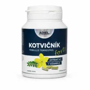 ADIEL Kotvičník zemní FORTE s vitamínem E 90 kapslí