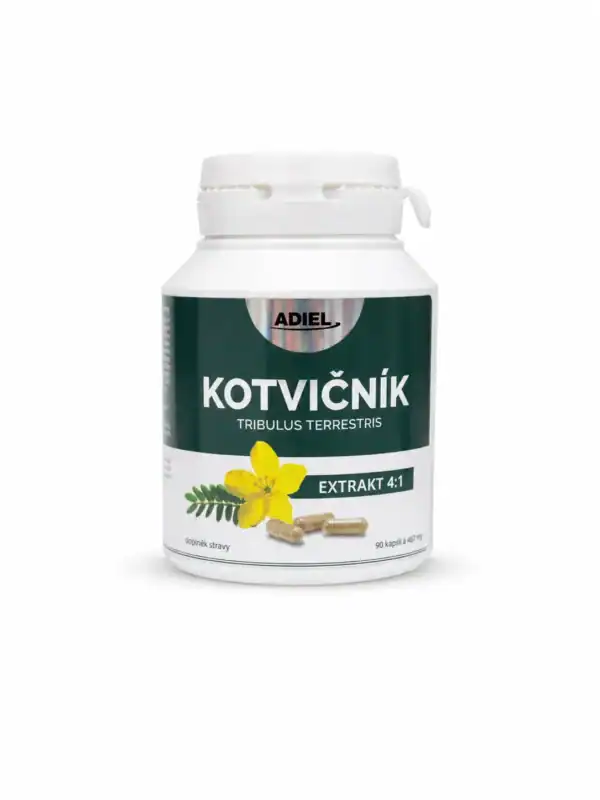 ADIEL Kotvičník zemní Tribulus terrestris 90 kapslí