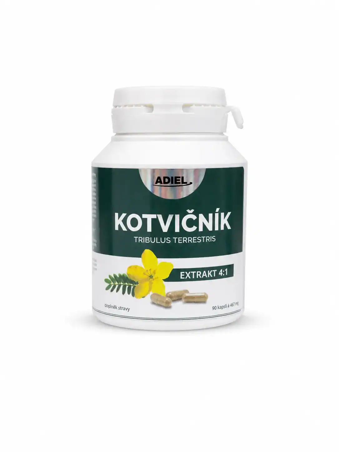 ADIEL Kotvičník zemní Tribulus terrestris 90 kapslí