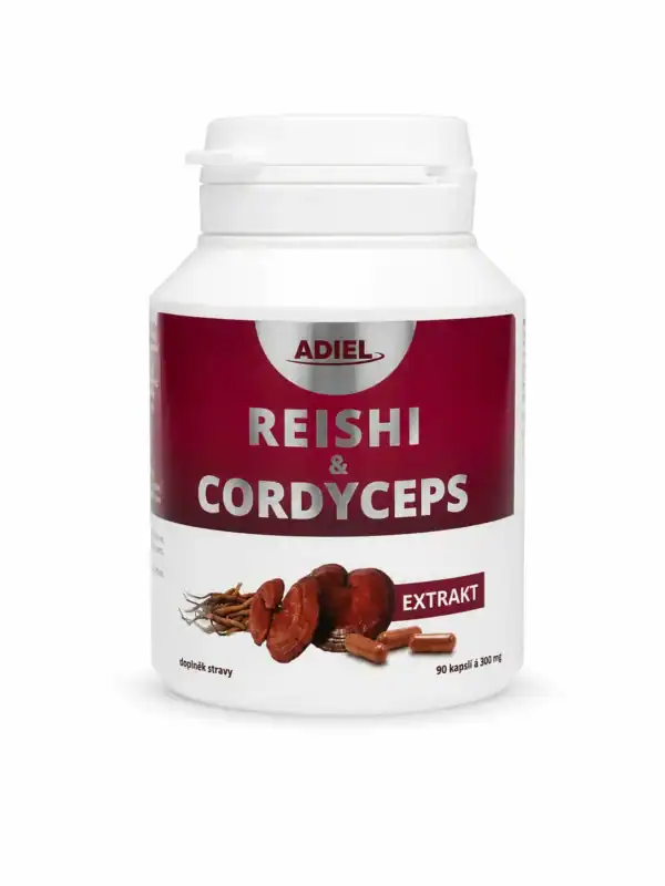 ADIEL Reishi & Cordyceps 90 kapslí