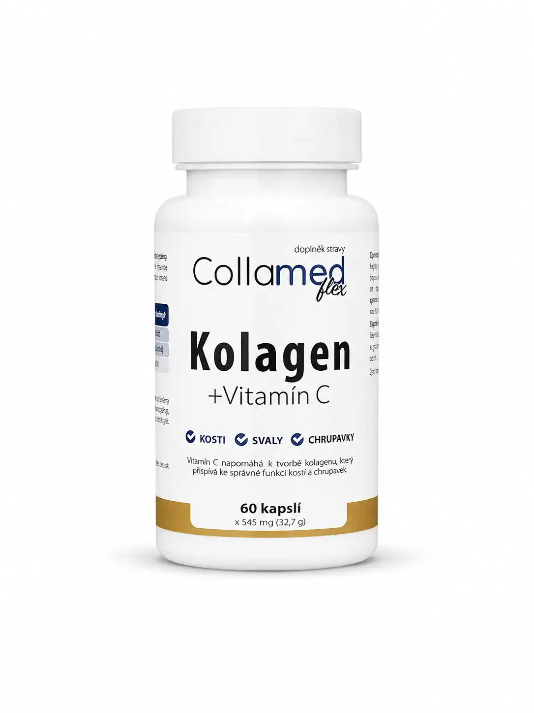 Collamed Flex – Hovězí kolagen + vitamín C 60 kapslí