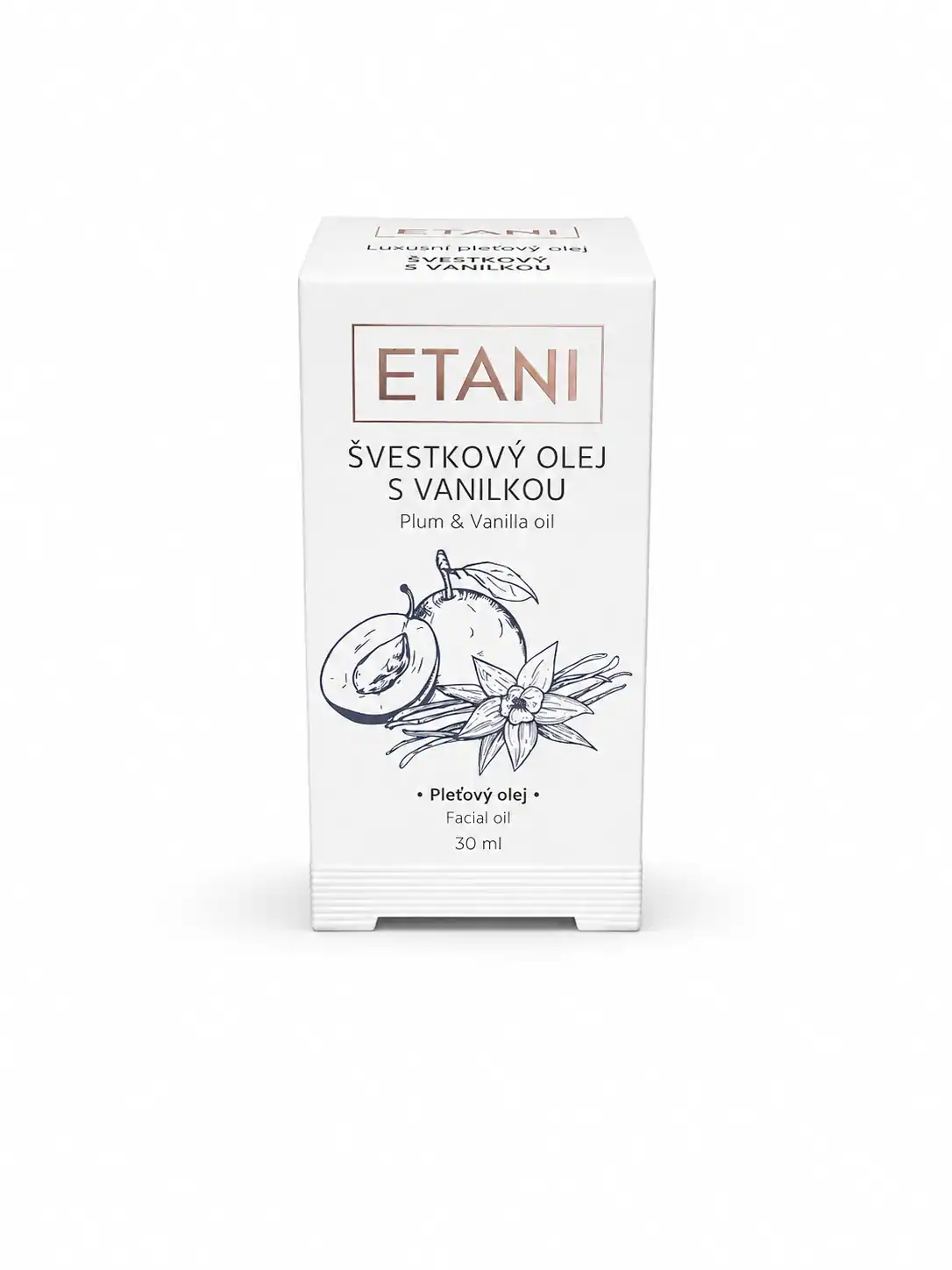 ETANI Švestkový olej s vanilkou, 30ml