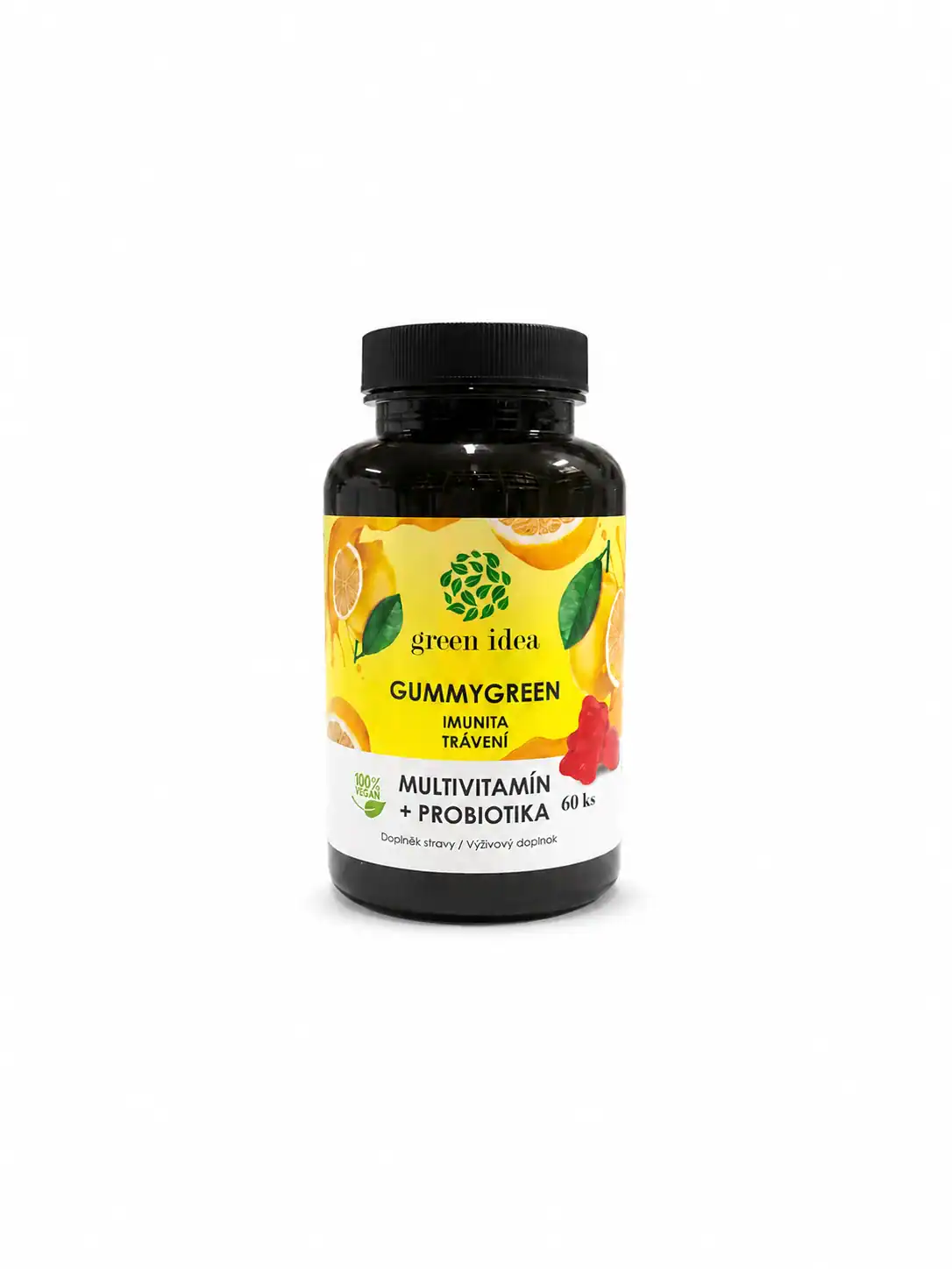 Green idea GummyGreen multivitamín s probiotiky 60 ks