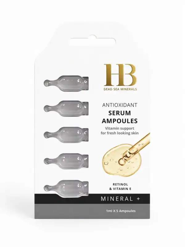H&B Dead Sea Minerals – Ampule s Antioxidačním Retinolem, 1 ml x 5 ampulí