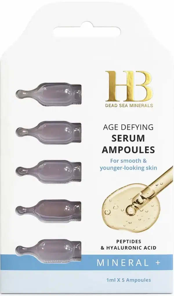 H&B Dead Sea Minerals – Ampule S Peptidy Proti Stárnutí, 1ml x 5 ampulí