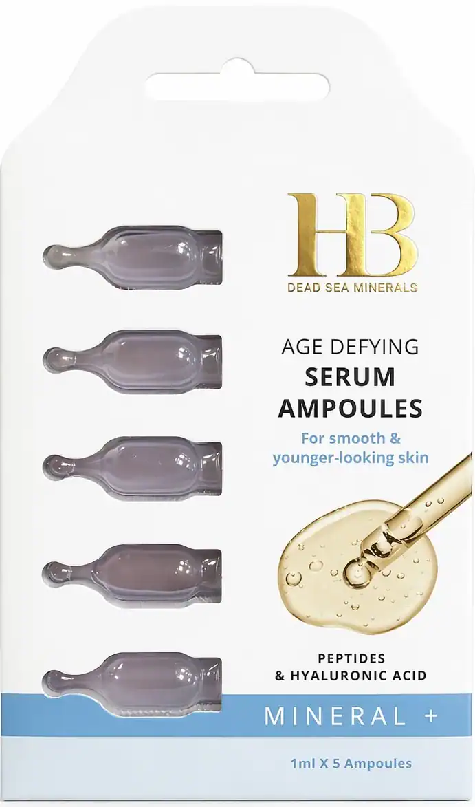 H&B Dead Sea Minerals – Ampule S Peptidy Proti Stárnutí, 1ml x 5 ampulí