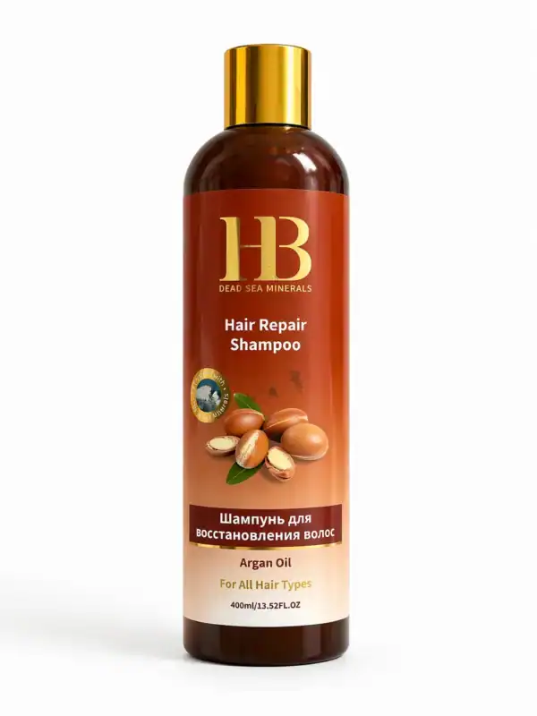 H&B Dead Sea Minerals Arganový šampon pro silné a lesklé vlasy 400ml