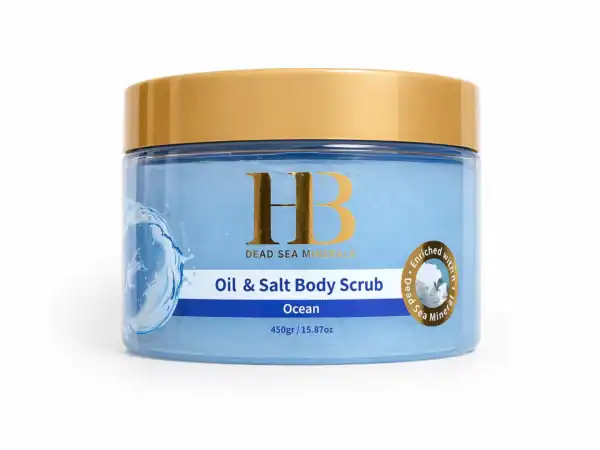 H&B Dead Sea Minerals – Aromatický tělový peeling – Oceán 450g