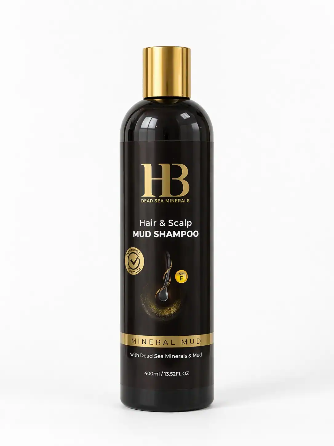 HB Dead Sea Minerals – Bahenní šampon pro vlasy a pokožku hlavy 400 ml