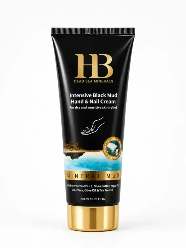 H&B Dead Sea Minerals – Intenzivní krém na ruce a nehty s obsahem výživného bahna z Mrtvého moře 200 ml