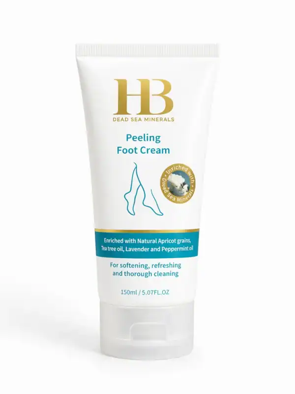 H&B Dead Sea Minerals – Peelingový krém na nohy s minerály z Mrtvého moře 150 ml