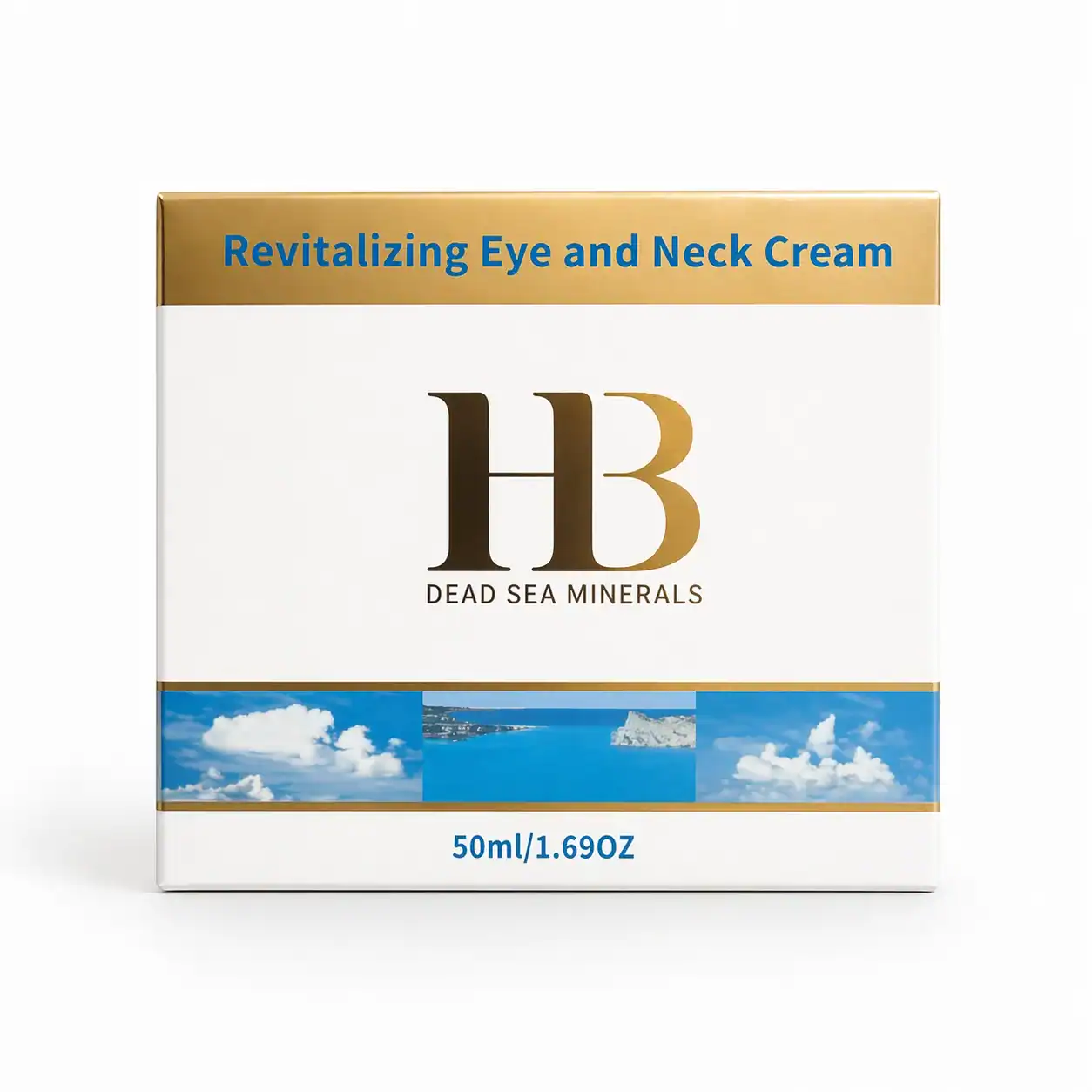 H&B Dead Sea Minerals – Revitalizační krém pod oči a krk 50 ml