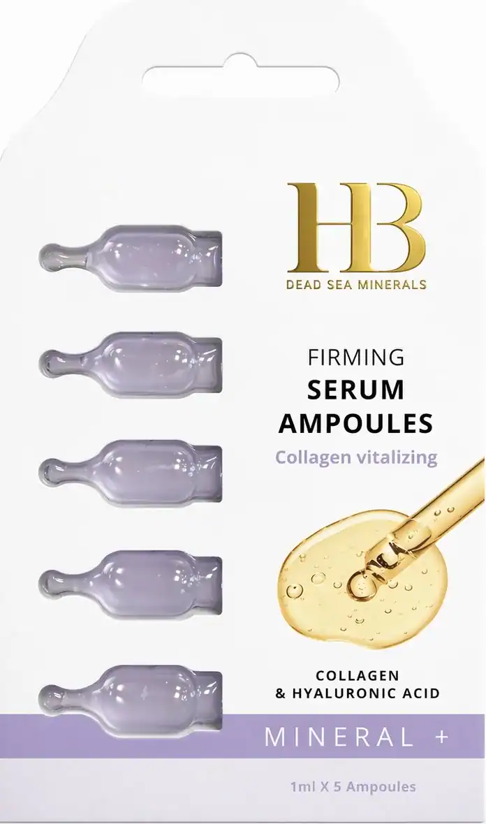 H&B Dead Sea Minerals – Zpevňující Kolagenové Ampule, 1 ml x 5 ampulí
