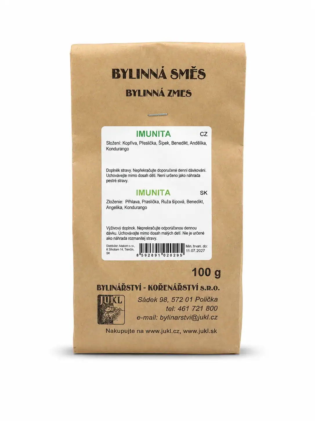 JUKL Bylinný čaj Imunita 100g