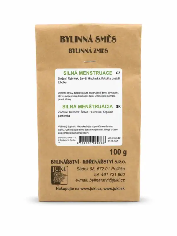 JUKL Silná menstruace 100g