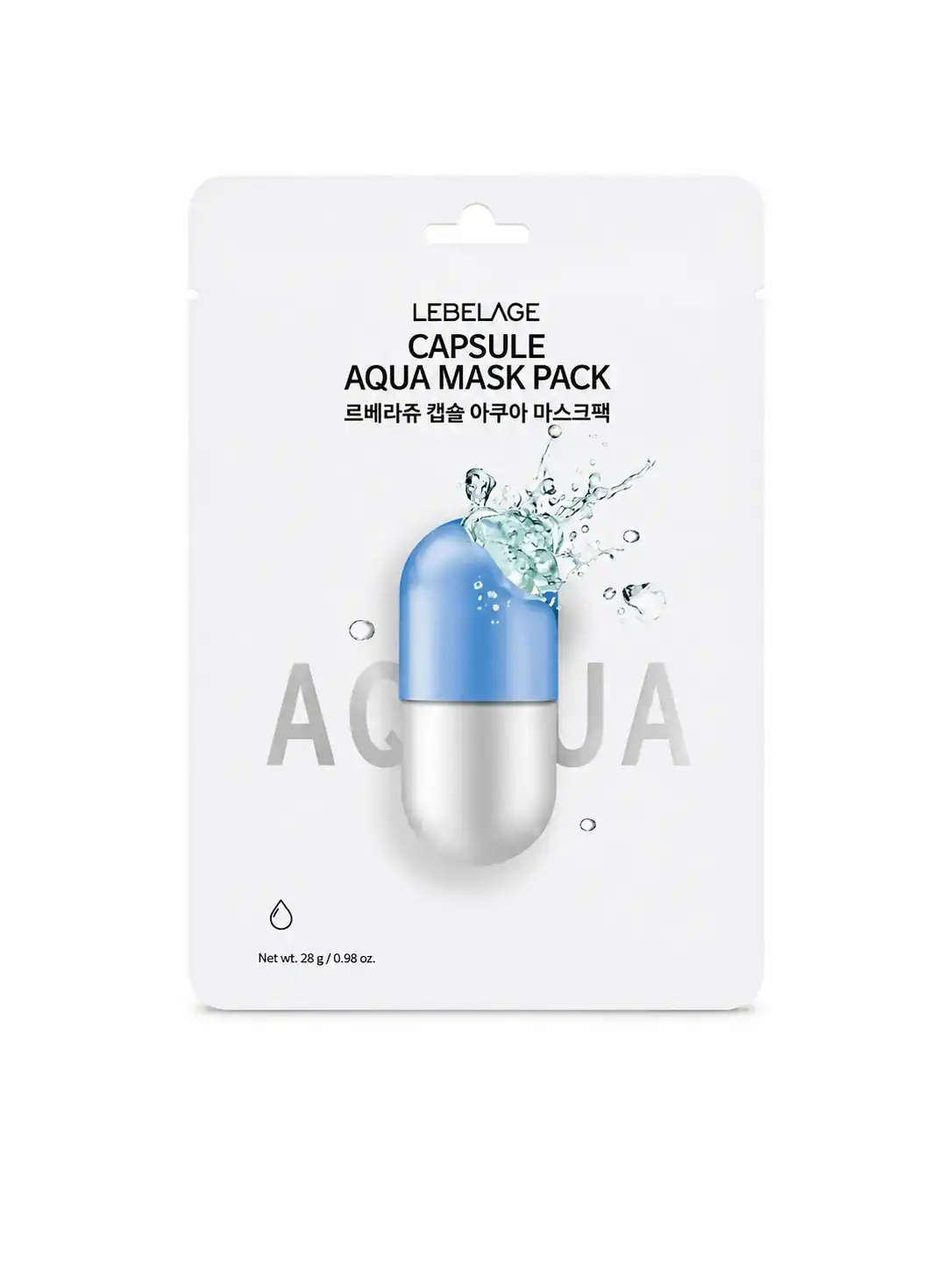 LEBELAGE – Hydratační maska – Capsule Aqua Mask Pack, 28 g