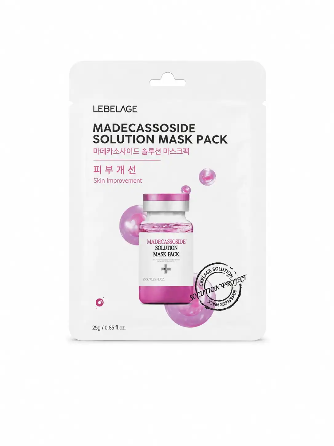 LEBELAGE – Regenerační maska s madekasosidem – Madecassoside Solution Mask Pack, 25 g