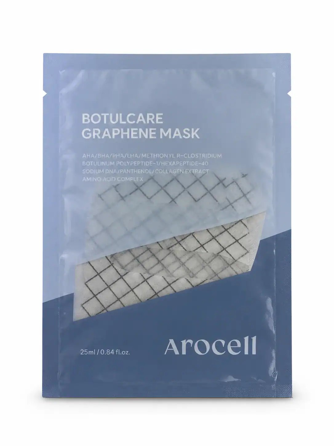 AROCELL – Pleťová botoxová maska s mikroproudy a grafenem – Botulcare Graphene Mask 1ks
