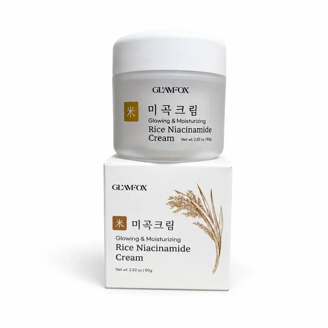 GLAMFOX – Hydratační krém s rýží a niacinamidem – Rice Niacinamide Cream, 80 g