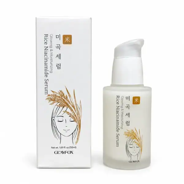 GLAMFOX – Rozjasňující sérum s rýží a niacinamidem – Rice Niacinamide Serum, 50 ml