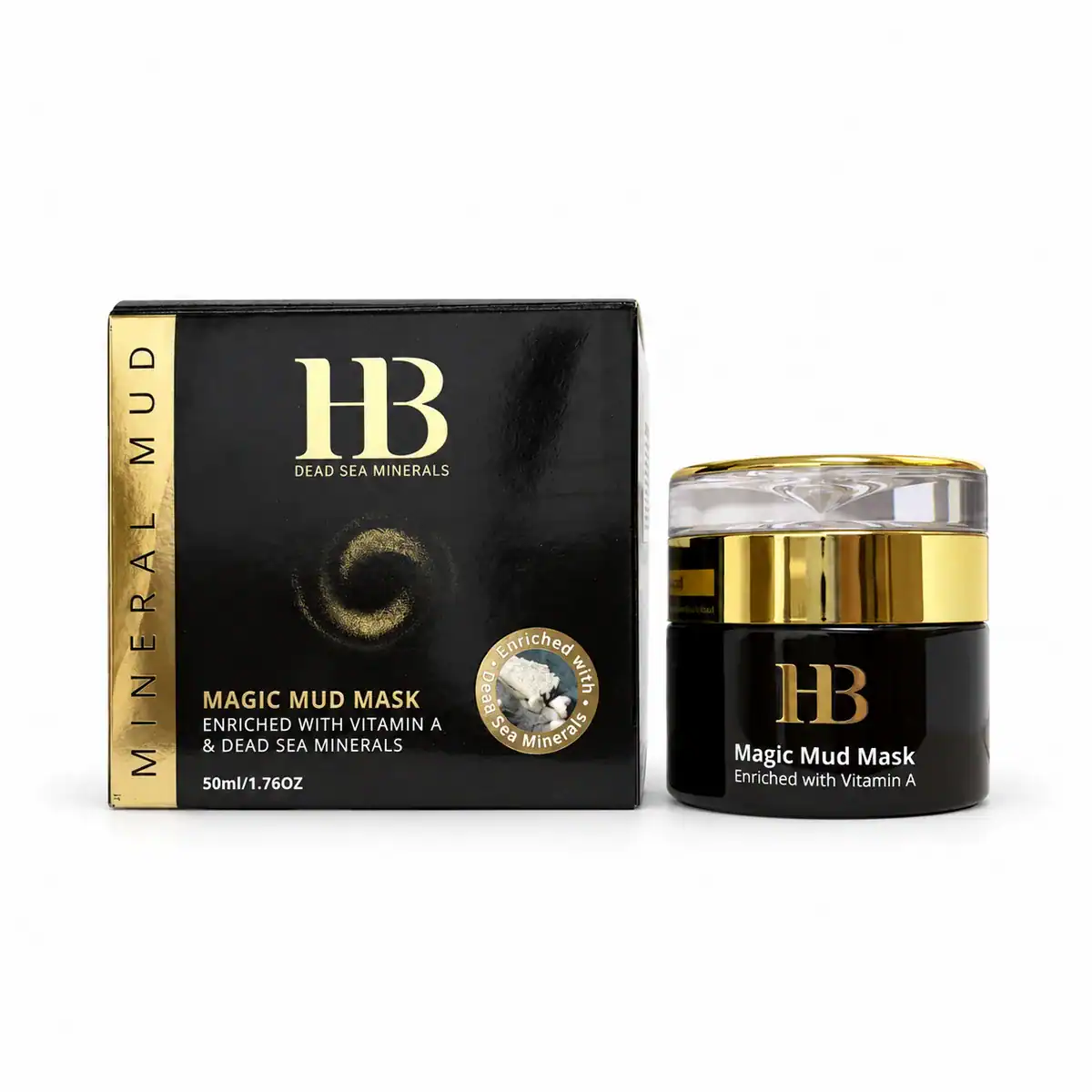 H&B Dead Sea Minerals – Magnetická bahenní maska s minerály z Mrtvého moře 50 ml