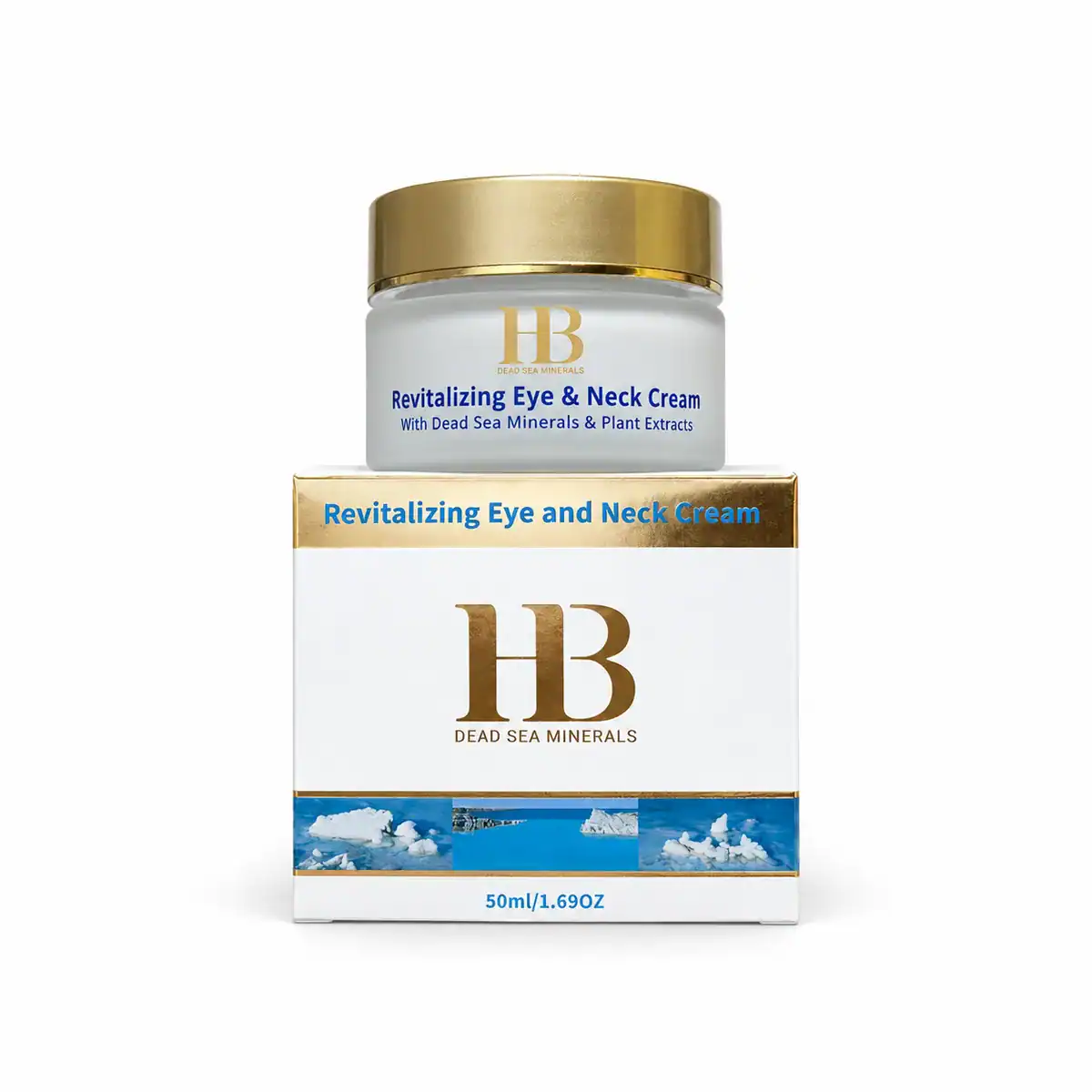 H&B Dead Sea Minerals – Revitalizační krém pod oči a krk 50 ml
