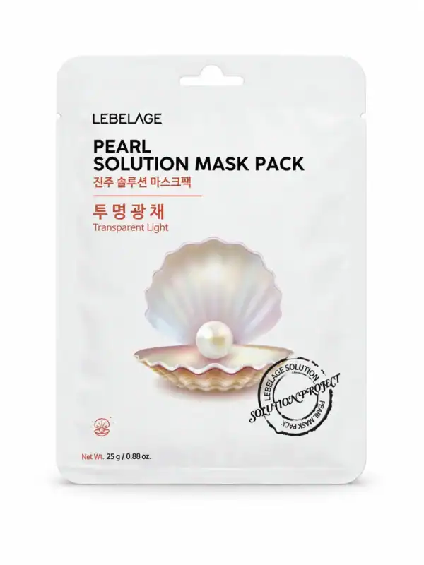 LEBELAGE – Maska s Extraktem z Perel – Pearl Solution Mask Pack 23 ml
