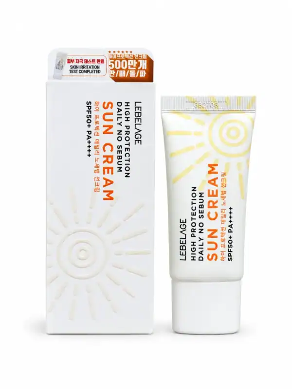 Lebelage Opalovací krém na obličej High Protection Daily No Sebum Sun Cream SPF 50+ PA+++, 30 ml