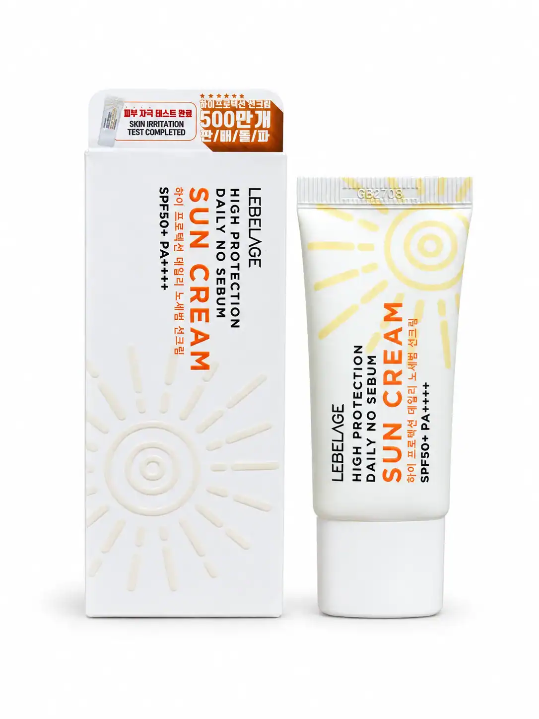 Lebelage Opalovací krém na obličej High Protection Daily No Sebum Sun Cream SPF 50+ PA+++, 30 ml
