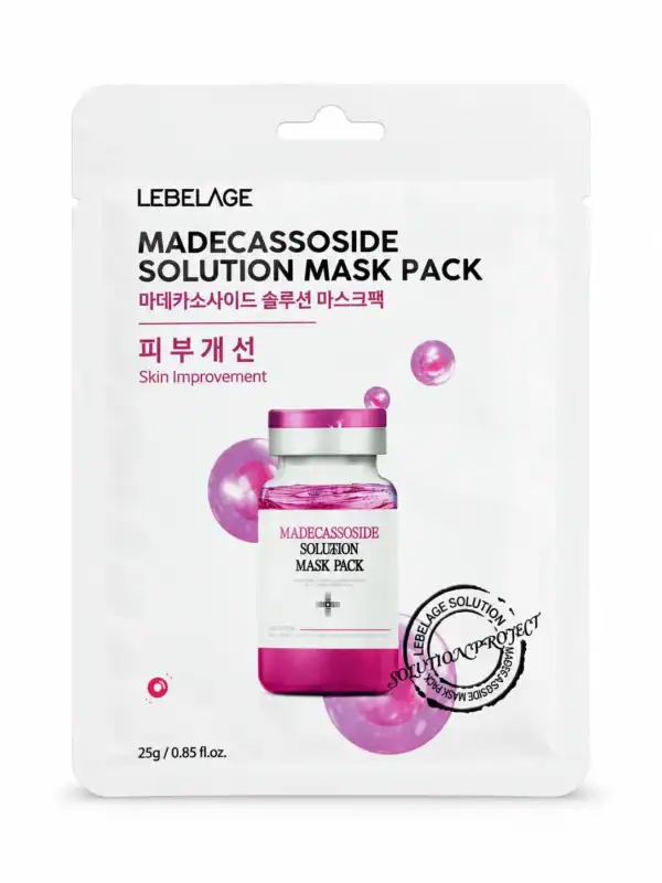 LEBELAGE – Regenerační maska s madekasosidem – Madecassoside Solution Mask Pack, 25 g