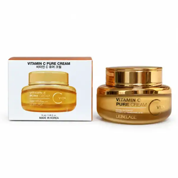 Lebelage Vitamin C Pure Cream, 55 ml – Rozjasňující pleťový krém s vitamínem C