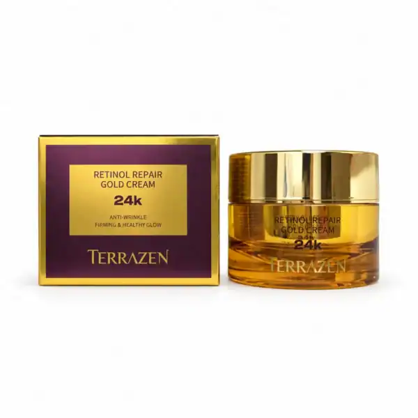 TERRAZEN – Regenerační krém s retinolem a 24K zlatem – Retinol Repair Gold Cream 24k 50 ml
