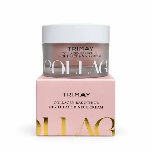 Trimay – Noční Kolagenový Krém s Bakuchiolem na Obličej a Krk 50 ml