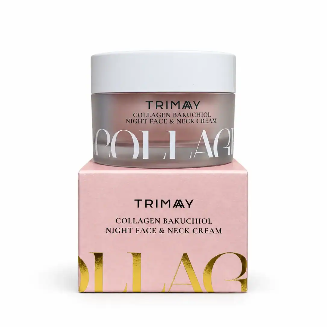 Trimay – Noční Kolagenový Krém s Bakuchiolem na Obličej a Krk 50 ml