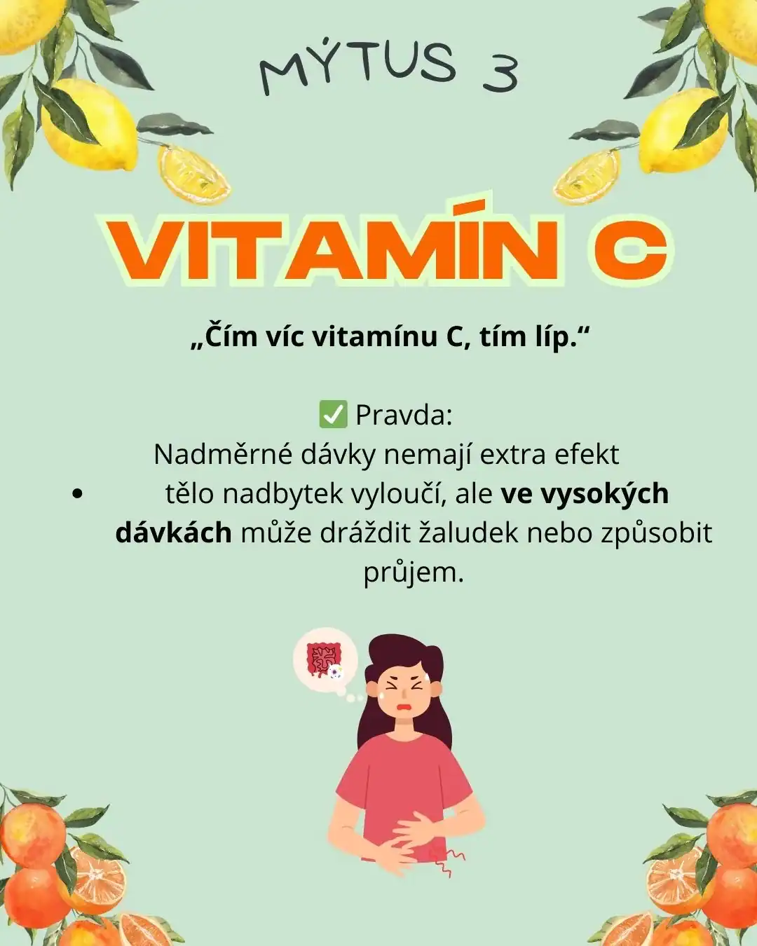 💊 Vitamín C: Nenápadný hrdina pro imunitu, plodnost i zdravé těhotenství